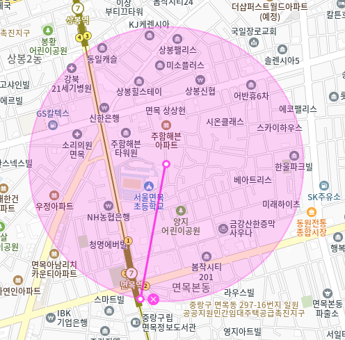 면목동 월주차 면목역 1번출구 바로 앞 지정석으로 안심주차하세요!
