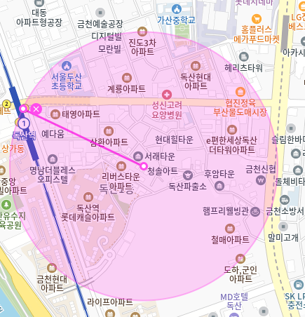 독산역 월주차 1번출구 독산파출소 인근 최저가 주차장ㅣ탑차가능