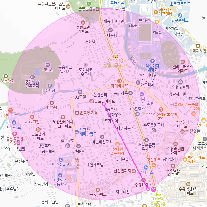 강북구 월주차_419민주묘지역 도보 5분 이내 위치한 주차장 정보 확인해 보세요