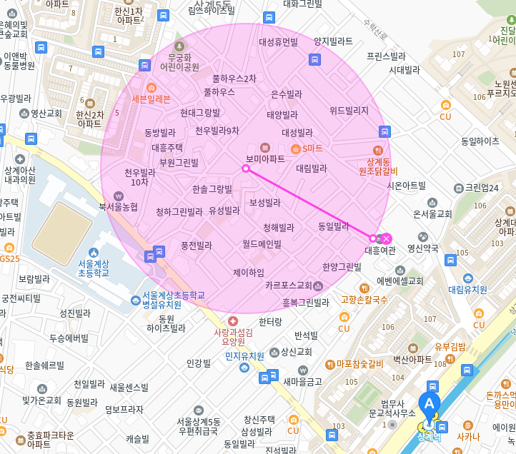 상계역 월주차_한신아파트 도보 3분 거리에 위치한 월주차장 안내드려요