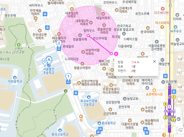 내발산동 월주차_발산초등학교 앞 24시간 주차장 소개