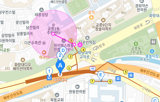화랑대역 월주차_농협에서 도보 1분거리에 위치한 초역세권 월주차장 소개