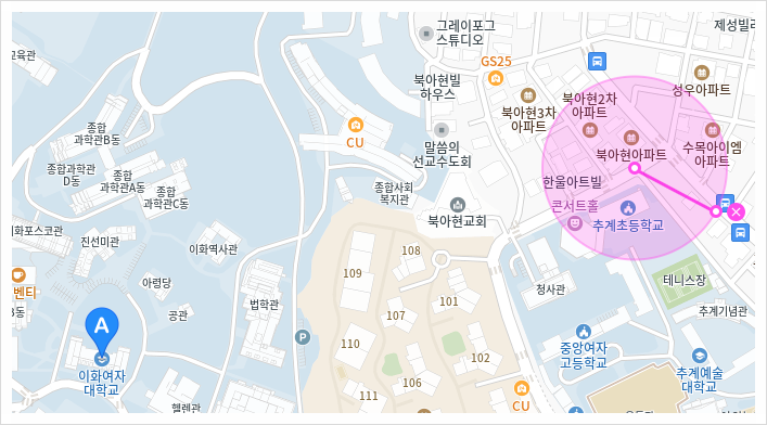 북아현동 월주차_이화여대 도보 5분 이내에 위치한 월주차장 찾아보세요