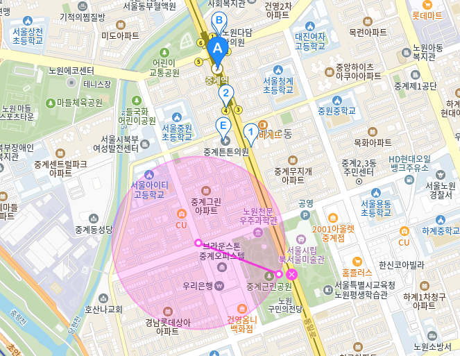 중계역 월주차_그린아파트 인근에 위치한 24시간 주차장 추천해요
