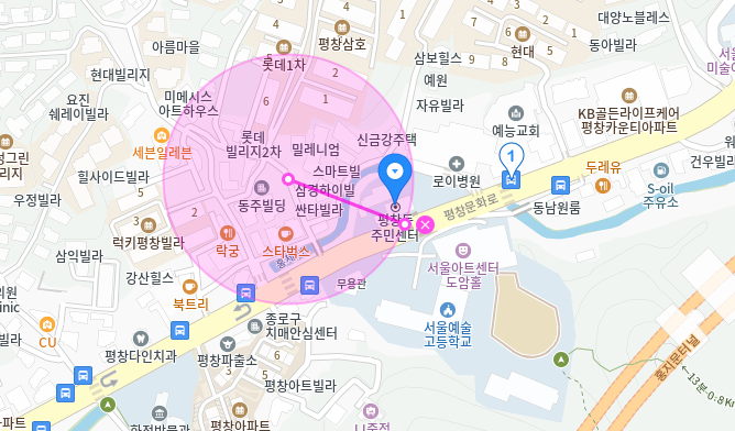 평창동 월주차_평창동 주민센터 앞에 위치한 월주차장 이용해보세요