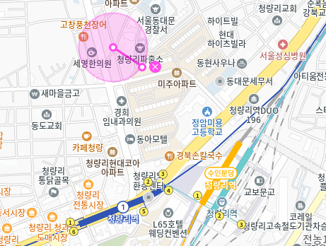 청량리동 월주차_미주아파트 도보 3분거리에 위치한 월주차장 추천합니다