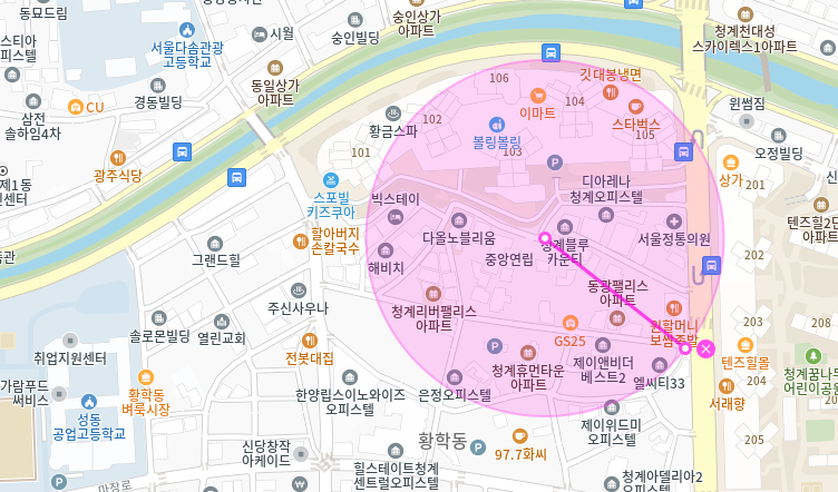 황학동 월주차_이마트 뒷편 24시간 이용가능한 월주차장 소개