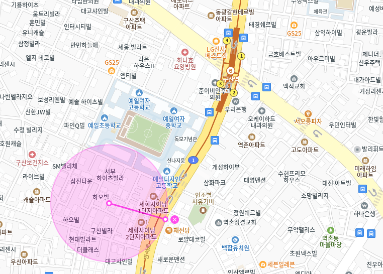 구산역 월주차_샤이닝 아파트 인근에 위치한 24시간 월주차장 소개합니다
