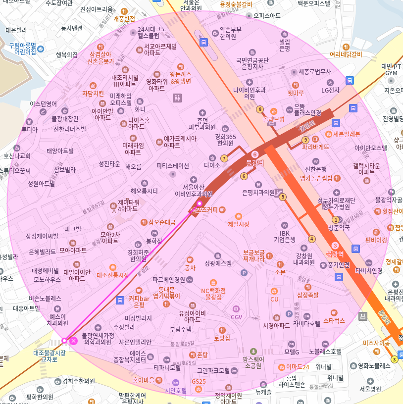 대조동 월주차_불광역 7번 출구 인근 꿀주차장을 안내드려요.