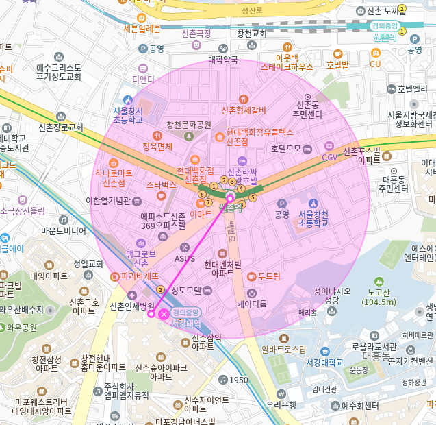 신촌역·서강대역 월정기 | 더블 역세권 5분, 앱 결제 가능한 기계식 주차장