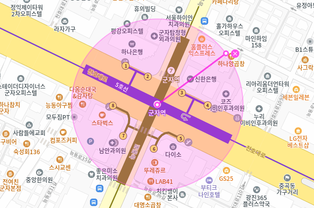 군자동 월주차 | 군자역 1분 초역세권·주간 08~20시·세단 전용 기계식 정기 주차장🚗