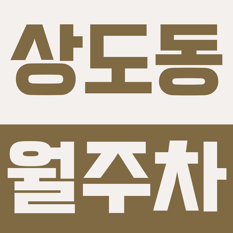 상도동 월주차 | 장승배기역·상도초 6만 원대 평일 주간 전용 자주식 대표 이미지