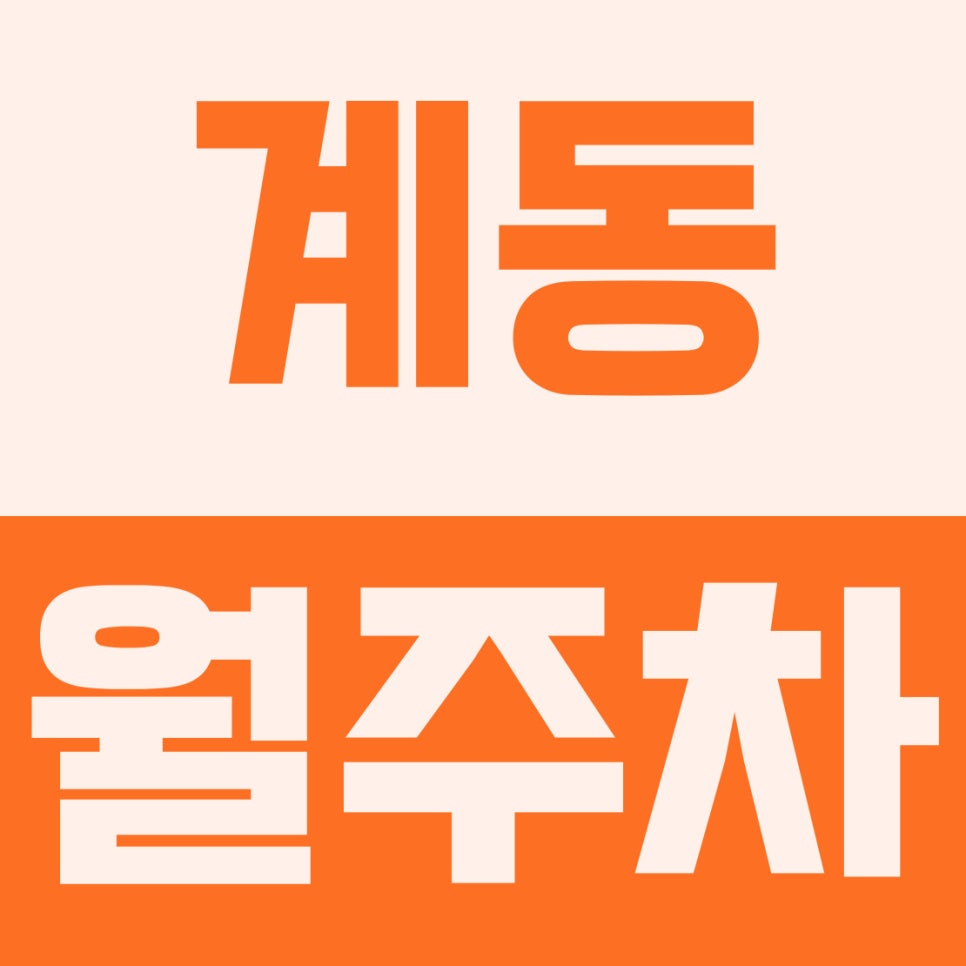 계동 월주차 | 덕성여대 도보권 SUV 입고 가능한 월주차 대표 이미지