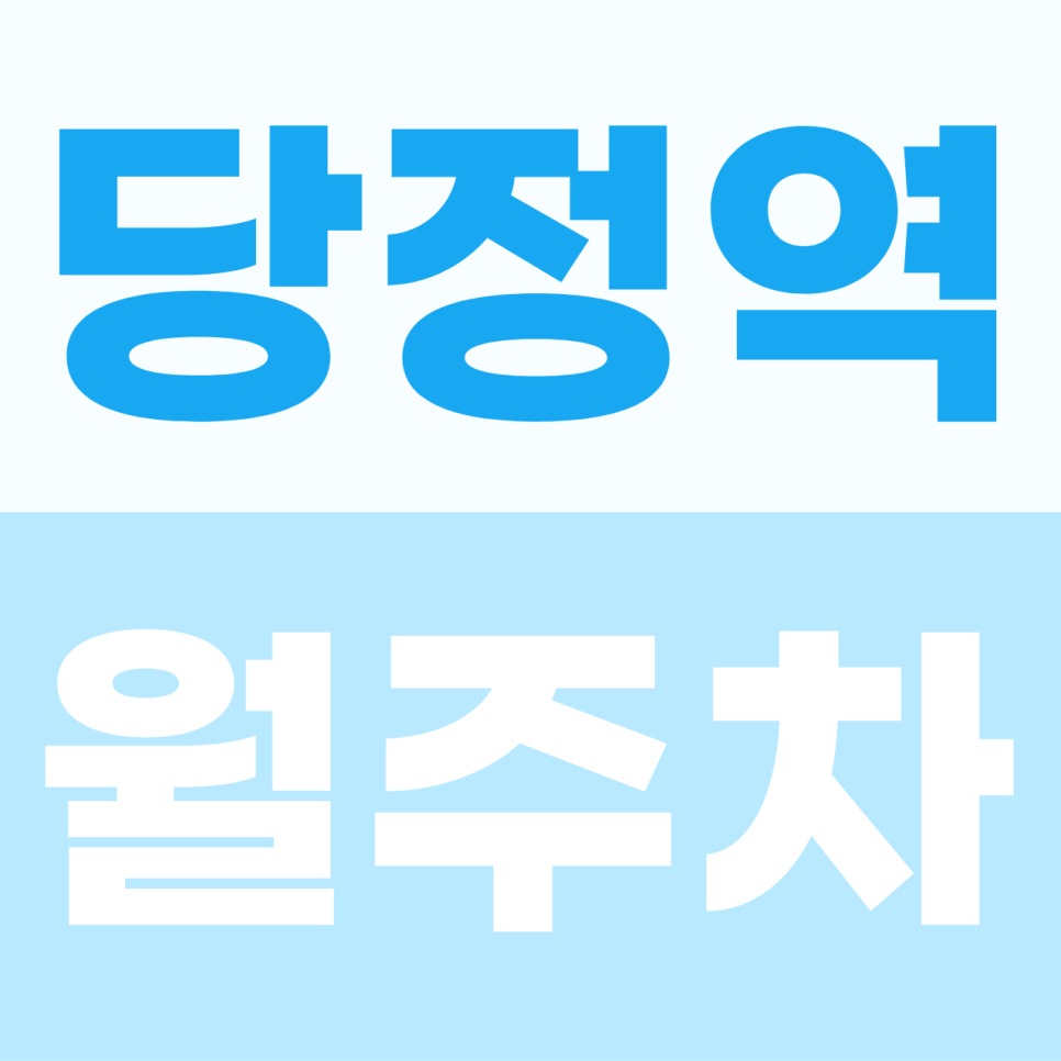 당정역 월주차 | 당동로 직장인을 위한 평일 9-6시 경제적인 맞춤 정기권 대표 이미지