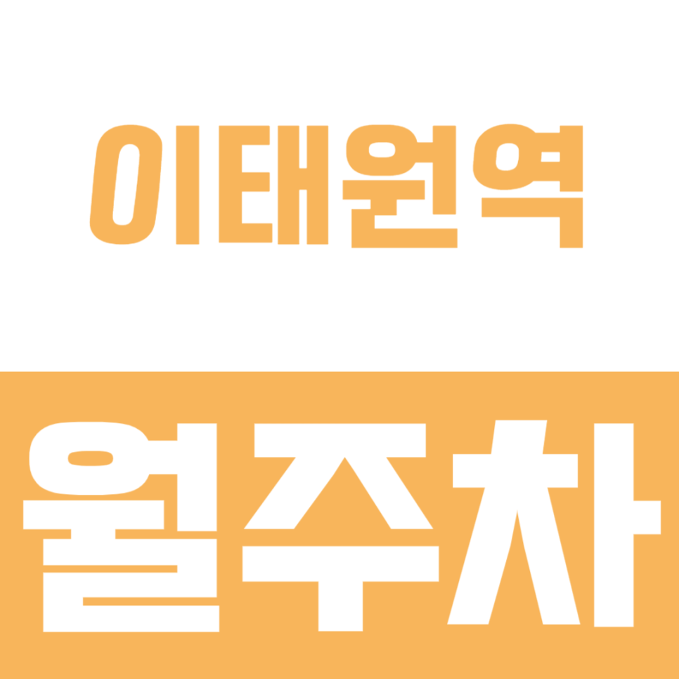 이태원역 월주차ㅣ역세권 편리한 월주차를 이용하는 방법 공개 대표 이미지