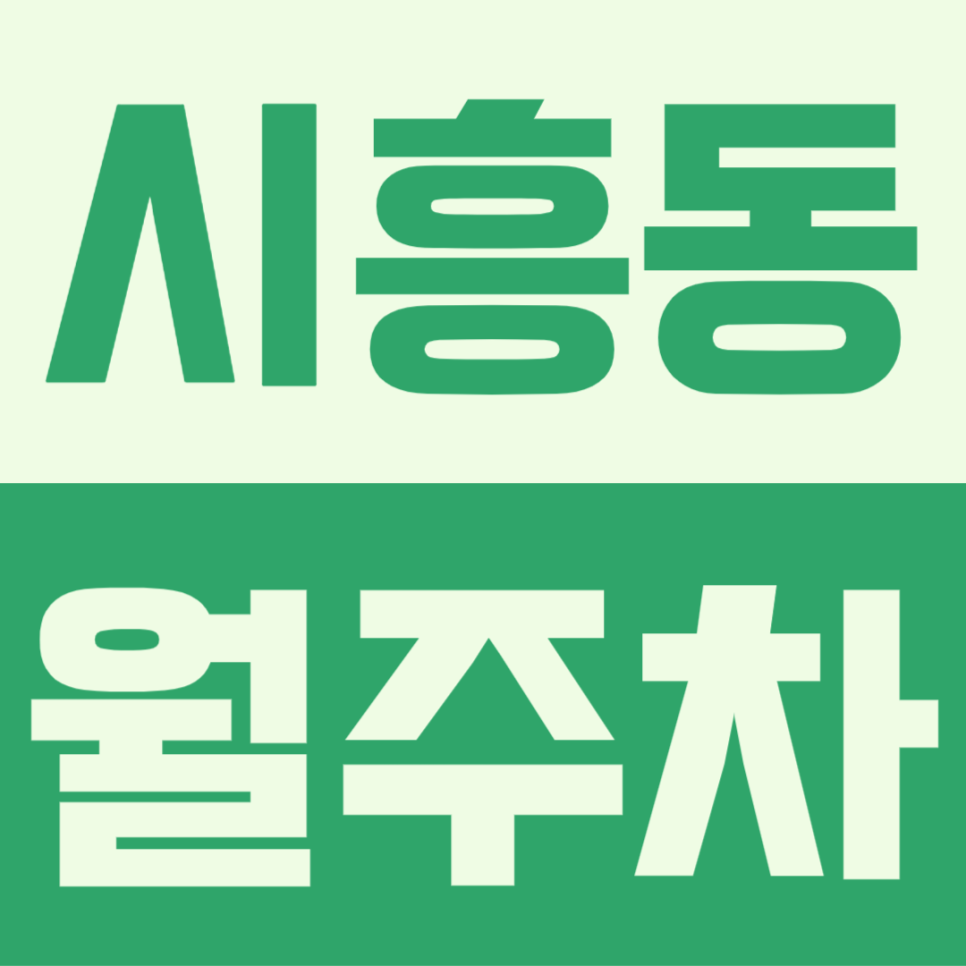 시흥동 월주차ㅣ주거지 밀집 지역 시흥동, 월주차 수요가 꾸준한 이유 대표 이미지