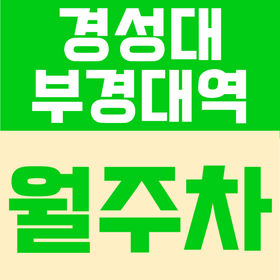 경성대 부경대역 월주차 역세권 대로변 24시간 정기 주차장-주만사 상품번호 31067번 대표 이미지