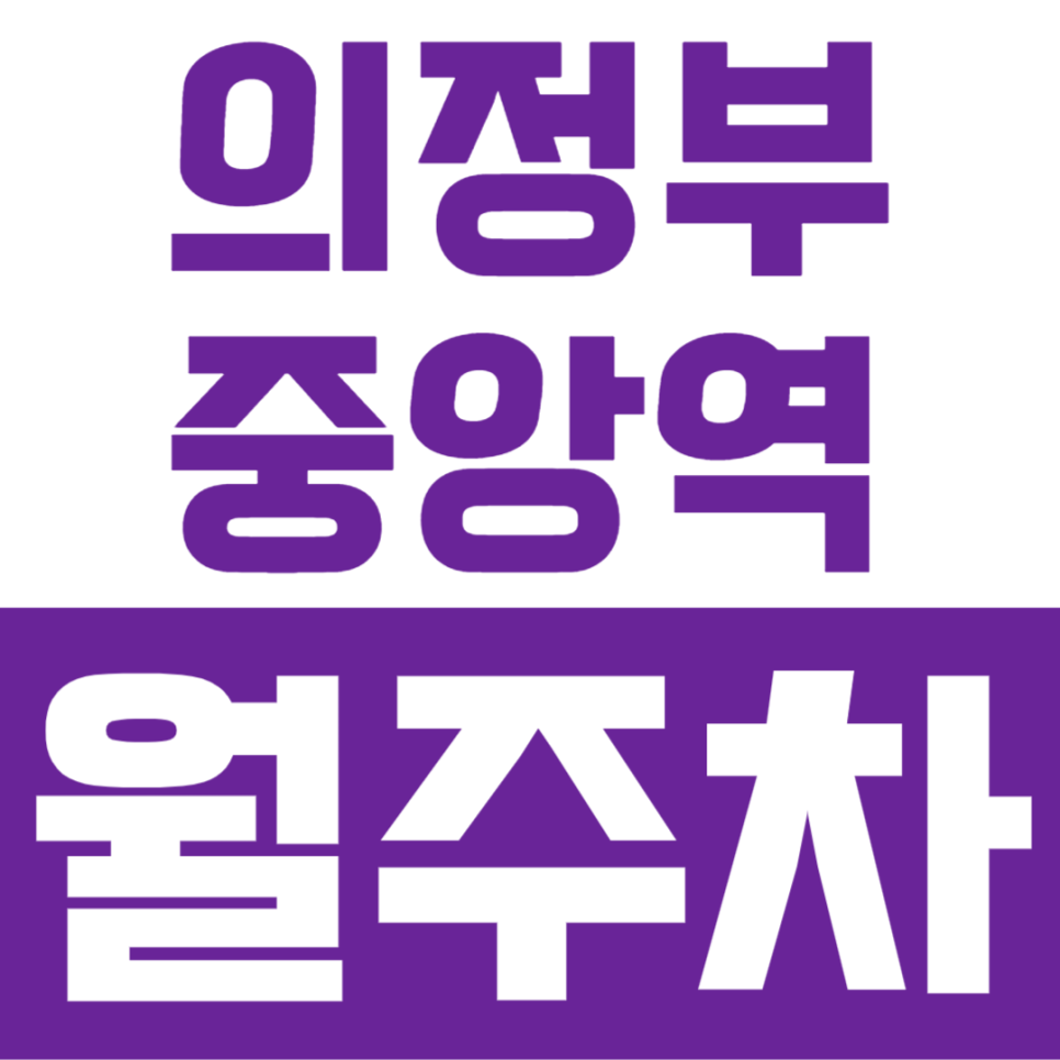 복잡한 도심 속 의정부중앙역 월주차 이용하기 대표 이미지