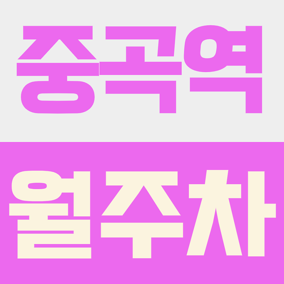 중곡역 월주차ㅣ중곡동 빌라촌 주차 지옥 탈출법: 대형 SUV·RV도 편한 중곡역 도보 6분 자주식 지정석 월주차