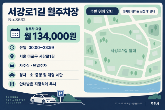[상수역 월주차] 마포구 가성비 주차장 4곳·5개 상품 비교 (야간 5만 / 전일권 13.4만 원부터)