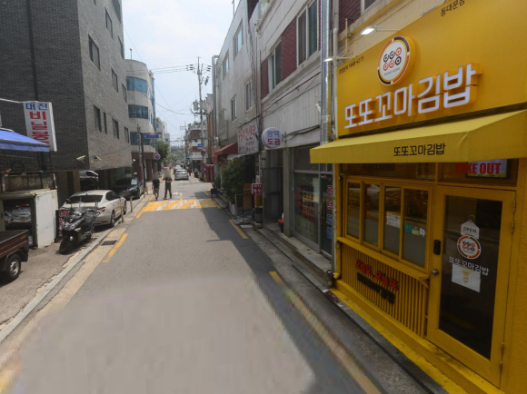 <<용두역에서 도보 약 6분, 마장동 축산시장 일주차장 가는 길>>