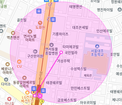 구산역 월주차 / 구산역 도보 2분