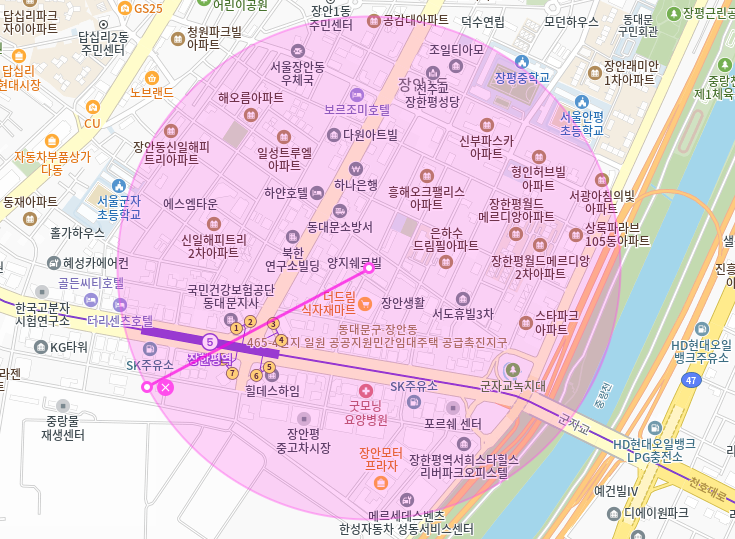 장한평역 월주차_3번출구 도보 3분거리의 단일주차장 가져가세요!