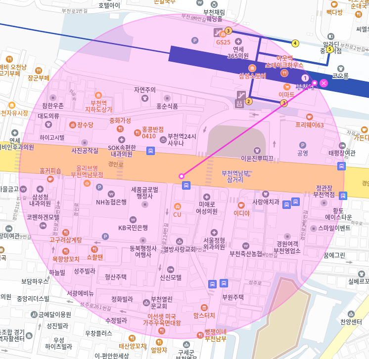 부천역 월주차 / 부천역 도보 1분 초역세권!