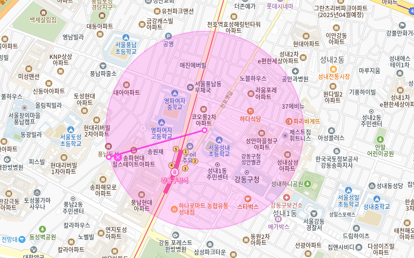 강동구 월주차 _ 강동구청역 옆에 월 10만 원으로 주차장 구하는 방법