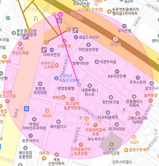 등촌역 월주차 / 등촌역 5,6번출구 도보1분 초역세권, 기계식