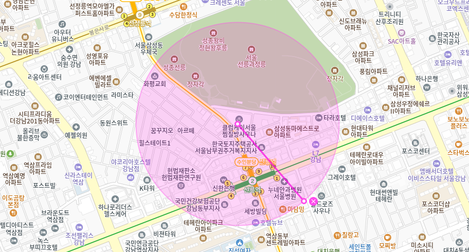 선릉 월주차 _ 전일제/단일주차/빈자리/자주식/주차장