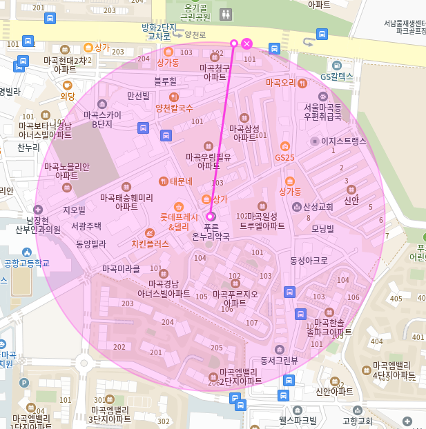 마곡동 월주차 / 지정석, 단일주차장