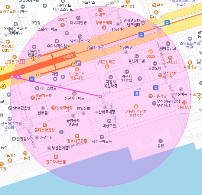 남포동 월주차 / 자갈치역, 자갈치시장 인근, 기계식, 인근 마지막 단일주차장