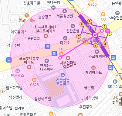 화곡역 월주차 / 화곡역 6번출구 도보3분 역세권, 기계식(RV)차량 주차 가능