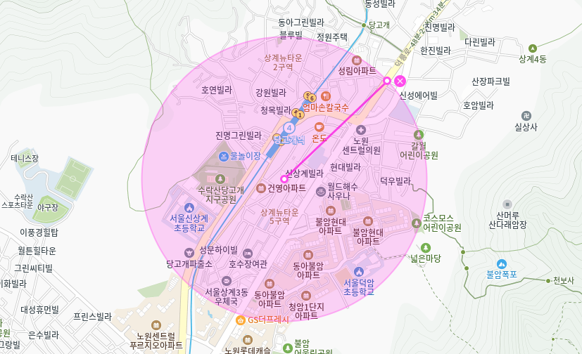 당고개역 월주차 _ 2번 출구에서 도보 2분이면 도착 및 주차가 가능한 역세권 주차장