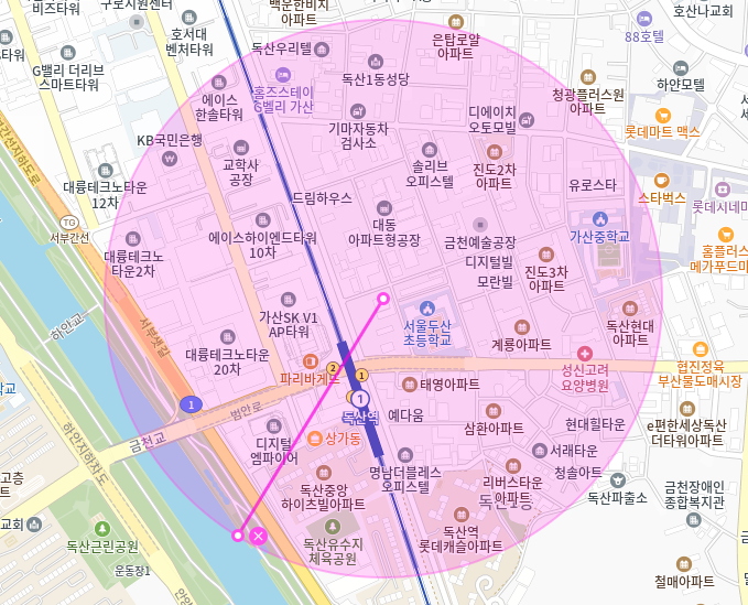 독산역 월주차_1번출구 도보 2분/역세권/전일제/단일주차장