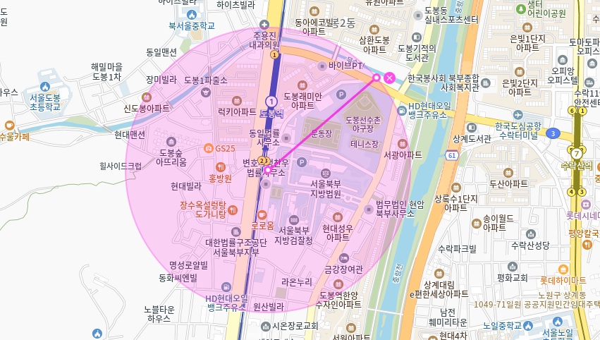 도봉동 월주차 _ 도봉역 3번 출구에서 30초