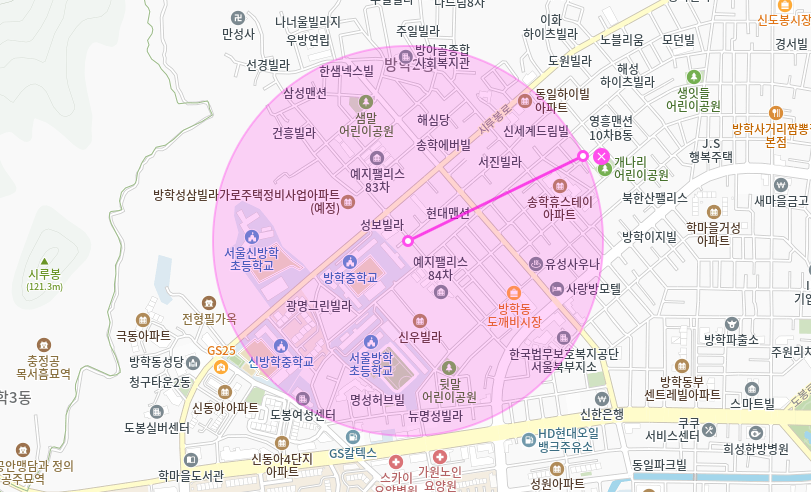 방학동 월주차 _  월 10만 원/자주식/빈자리 주차