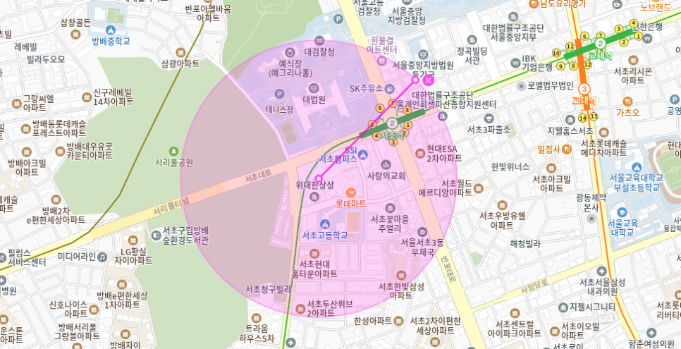 서초역 월주차 _ 전일제/자주식/차단기/지정석/단일주차
