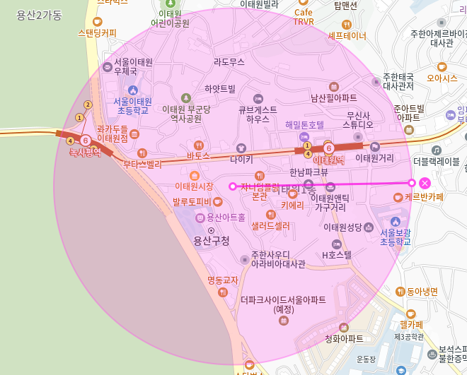용산 월주차_이태원역 4번출구 도보 3분 초역세권 주차장 가져가세요