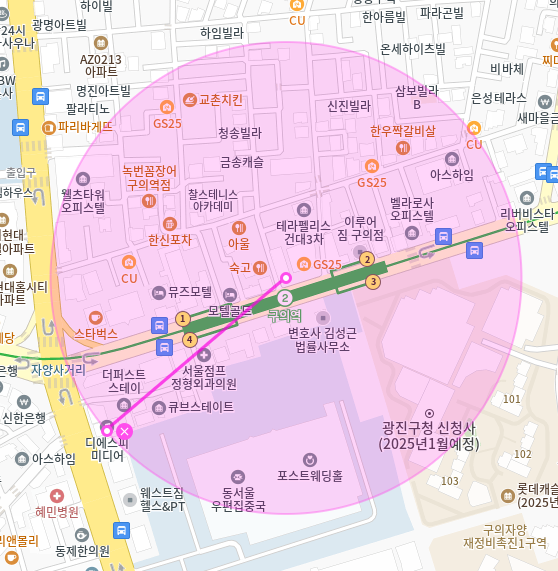 광진구 월주차_구의역 도보 3분 거리 주차장