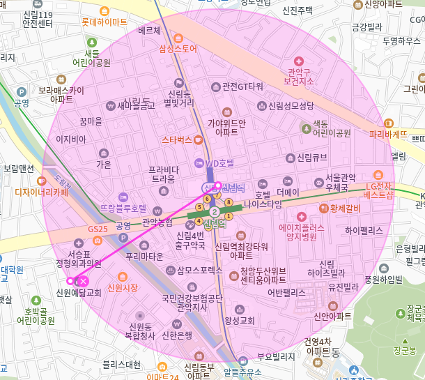 신림역 월주차_초역세권/기계식/전일제/24시