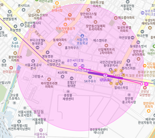 장한평역 월주차_1번출구 인근 역세권 24시 주차장 소개드립니다