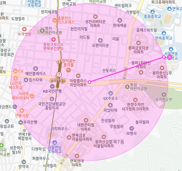 면목동 월주차_4번출구 도보 2분/전일 24시/기계식