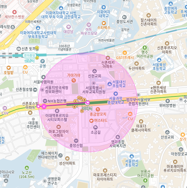 이대역 월주차 | 이대역 3분·신촌역 7분, 24시간 기계식 주차장