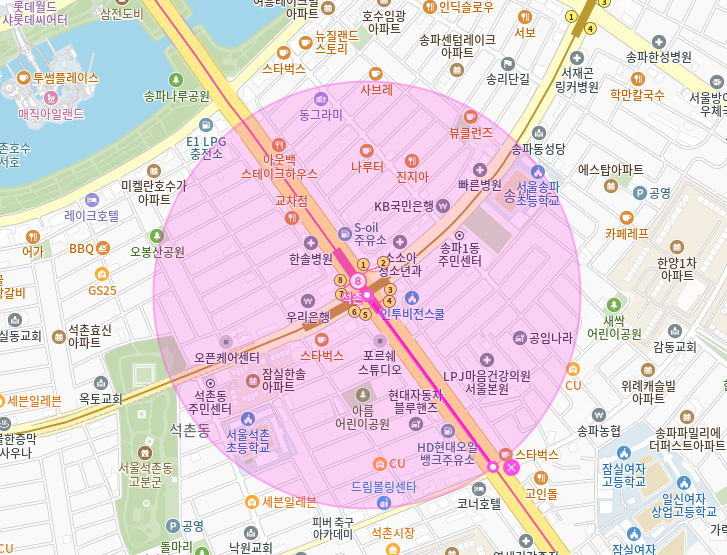 석촌동 월주차 | 석촌역 월주차 | 석촌 생활권 전일형, 간편 자주식
