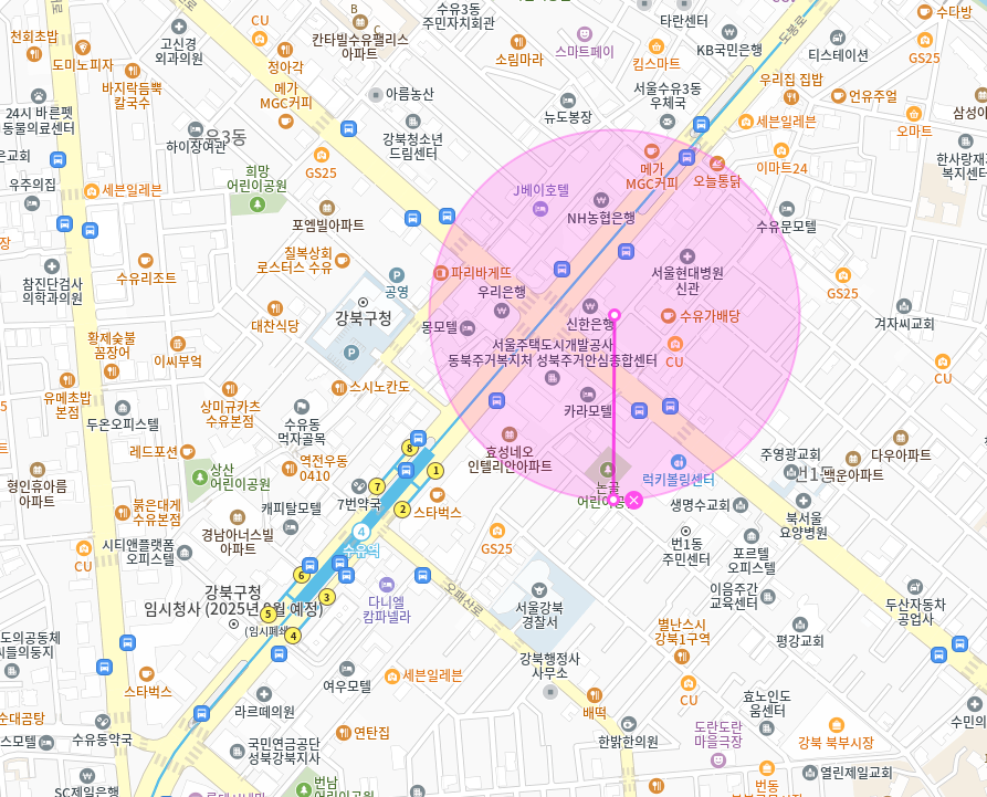 수유역 월주차 | 수유역 인근, 강북구 번동의 자주식 월정기 주차장