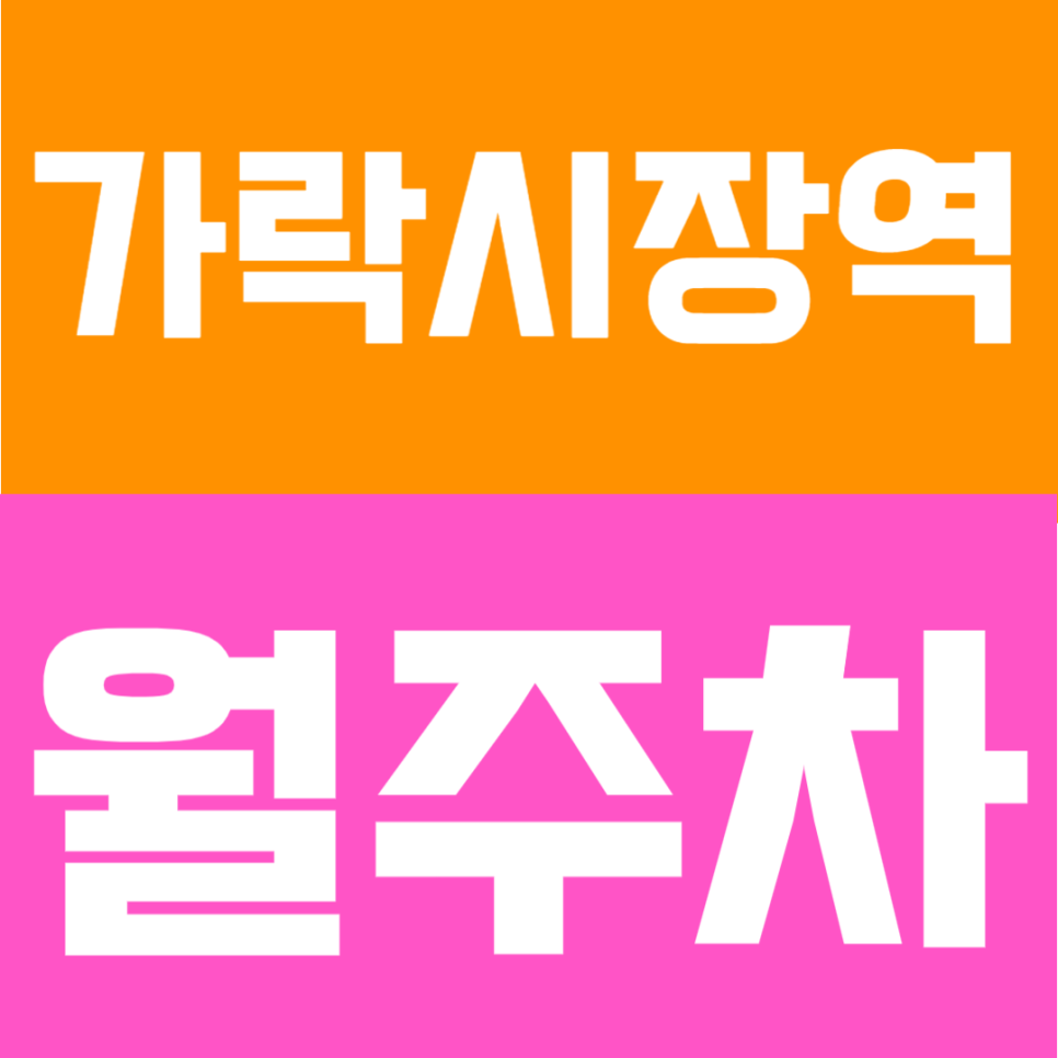 가락시장역 월주차 | 가락시장역 도보 3분 초역세권, 24시간 자주식 정기주차장 대표 이미지
