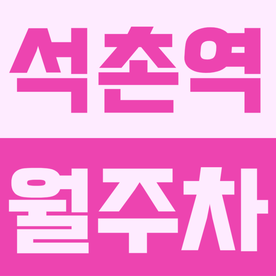 석촌역 월주차 | 석촌 50m 초역세권 정기주차장 세단 전용 장기권 안내 대표 이미지