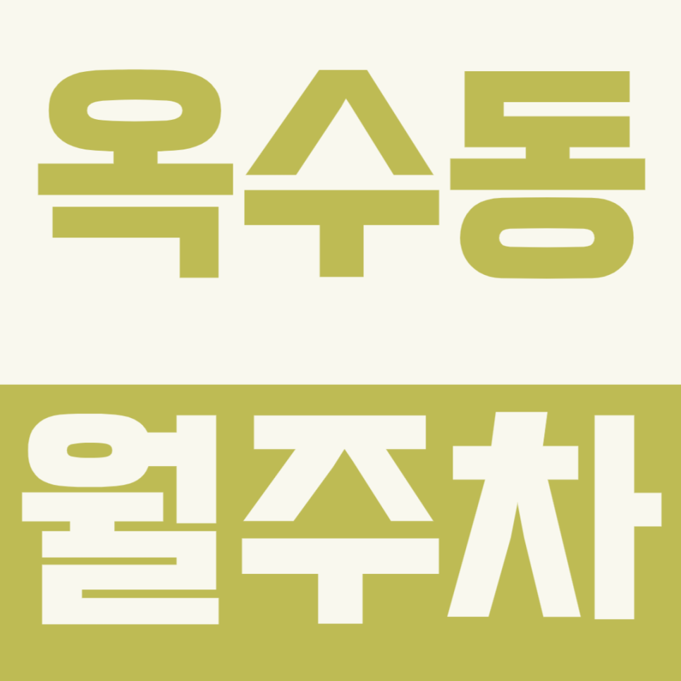 옥수동 월주차 | 대형차도 편하게 주차하는 곳 찾았네요. 이거 놓치면 땅을 치고 후회합니다. 대표 이미지